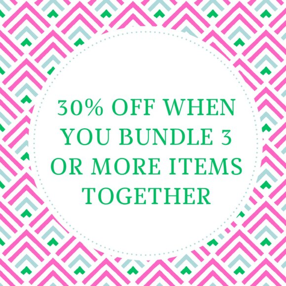 30% OFF BUNDLES OF 3 OR MORE - Picture 1 of 1